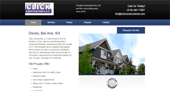 Desktop Screenshot of clickconstructionks.com