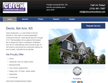 Tablet Screenshot of clickconstructionks.com